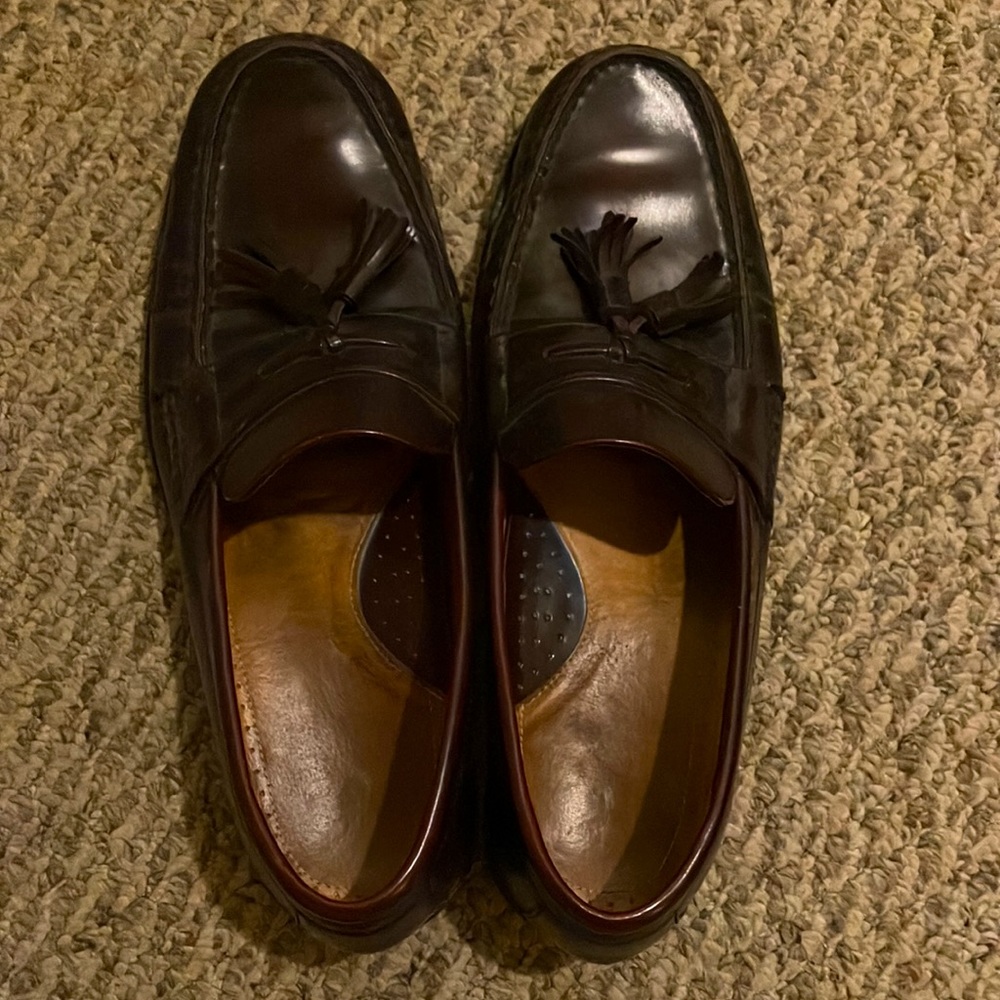 Cole Haan Burgundy Tassel Loafer